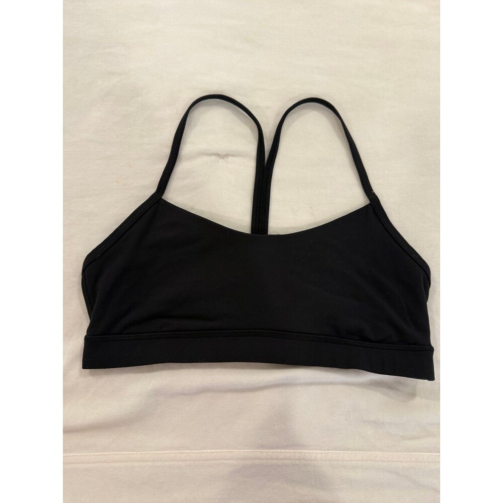 Lululemon Flow Y Bra Nulu Black Size 10